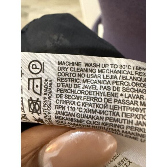 Mango Floral Chiffon Dress black red print US size 12 - Picture 12 of 15